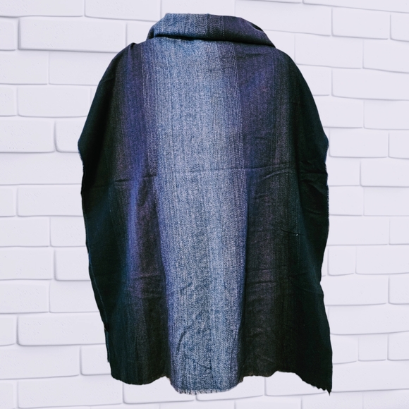 Wrap or Scarf 29" x 80" various colors of Blue - Picture 7 of 8